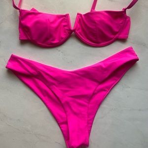 Neon Pink Bikini
